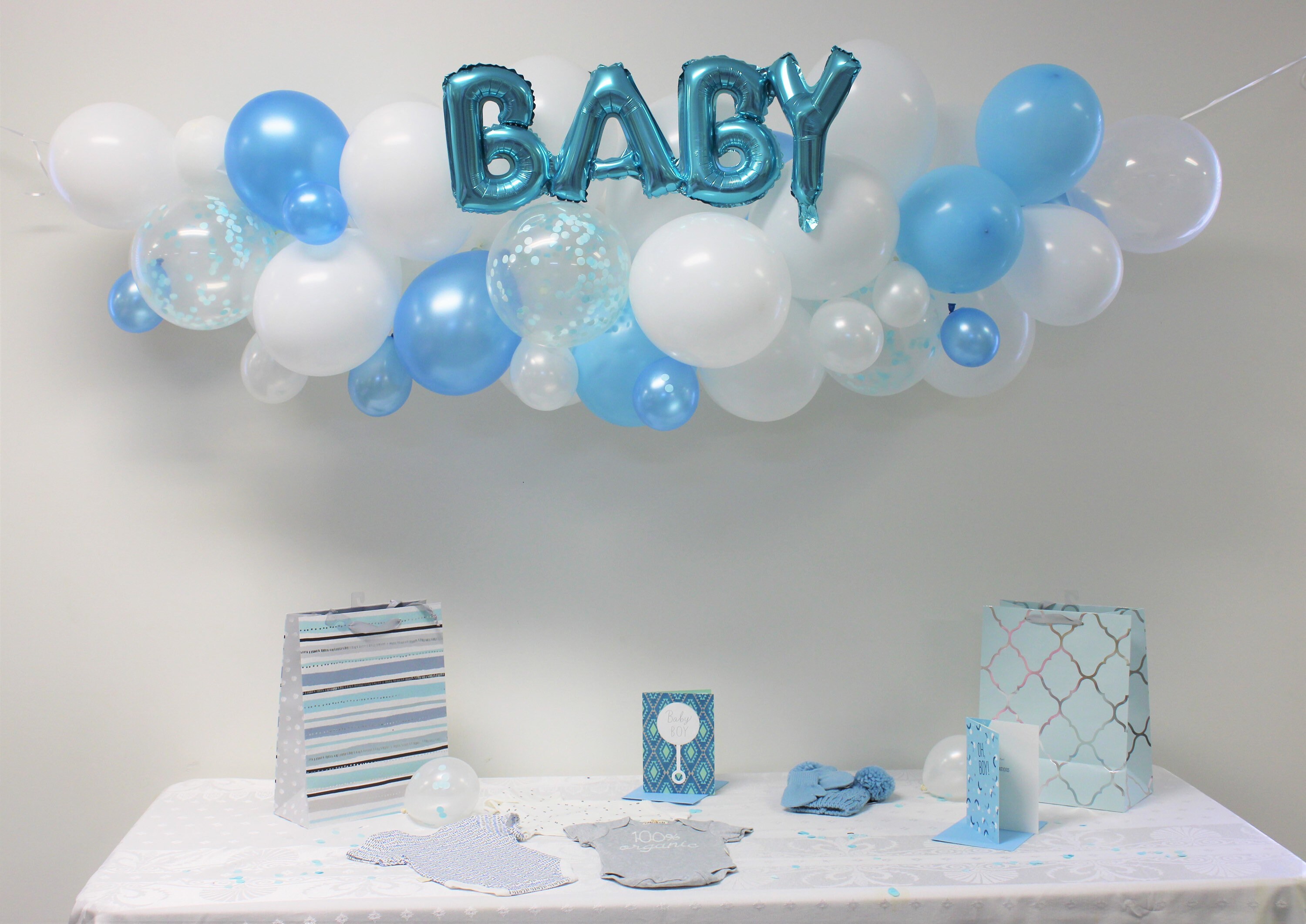6 Ft DIY Baby Boy Baby Shower Balloon Garland Kit Etsy
