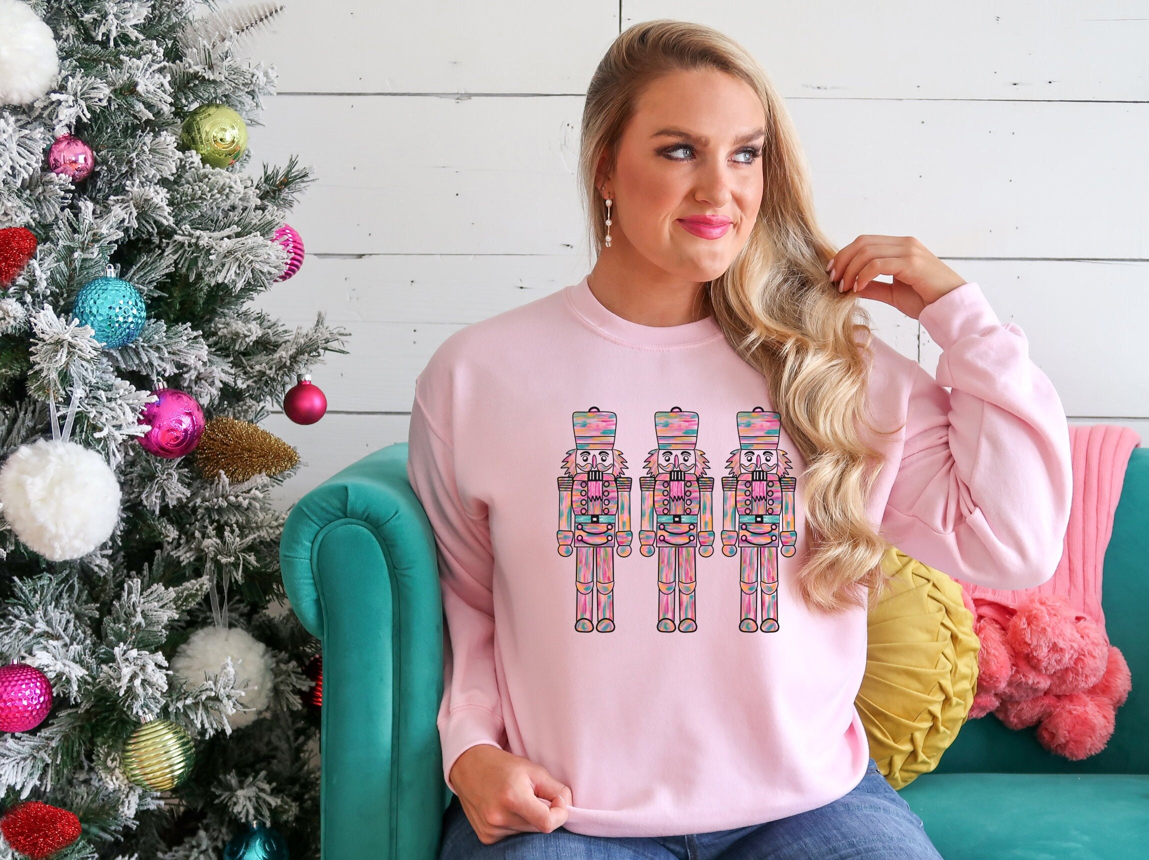 Watercolor Nutcracker Sweatshirt 