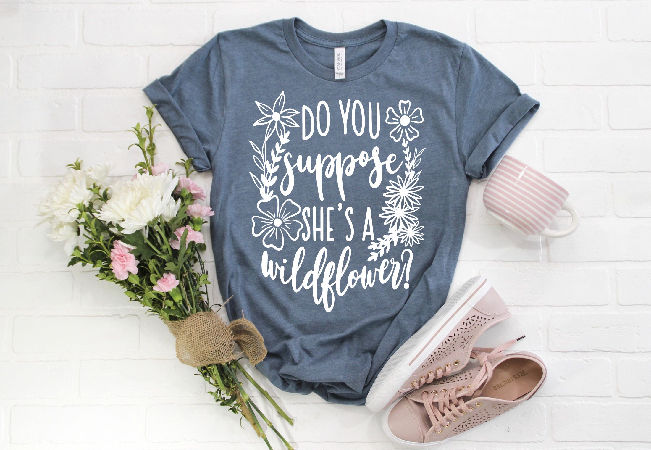 Do You Suppose She's A Wildflower Shirt| Disney Shirts| Disney Fa…