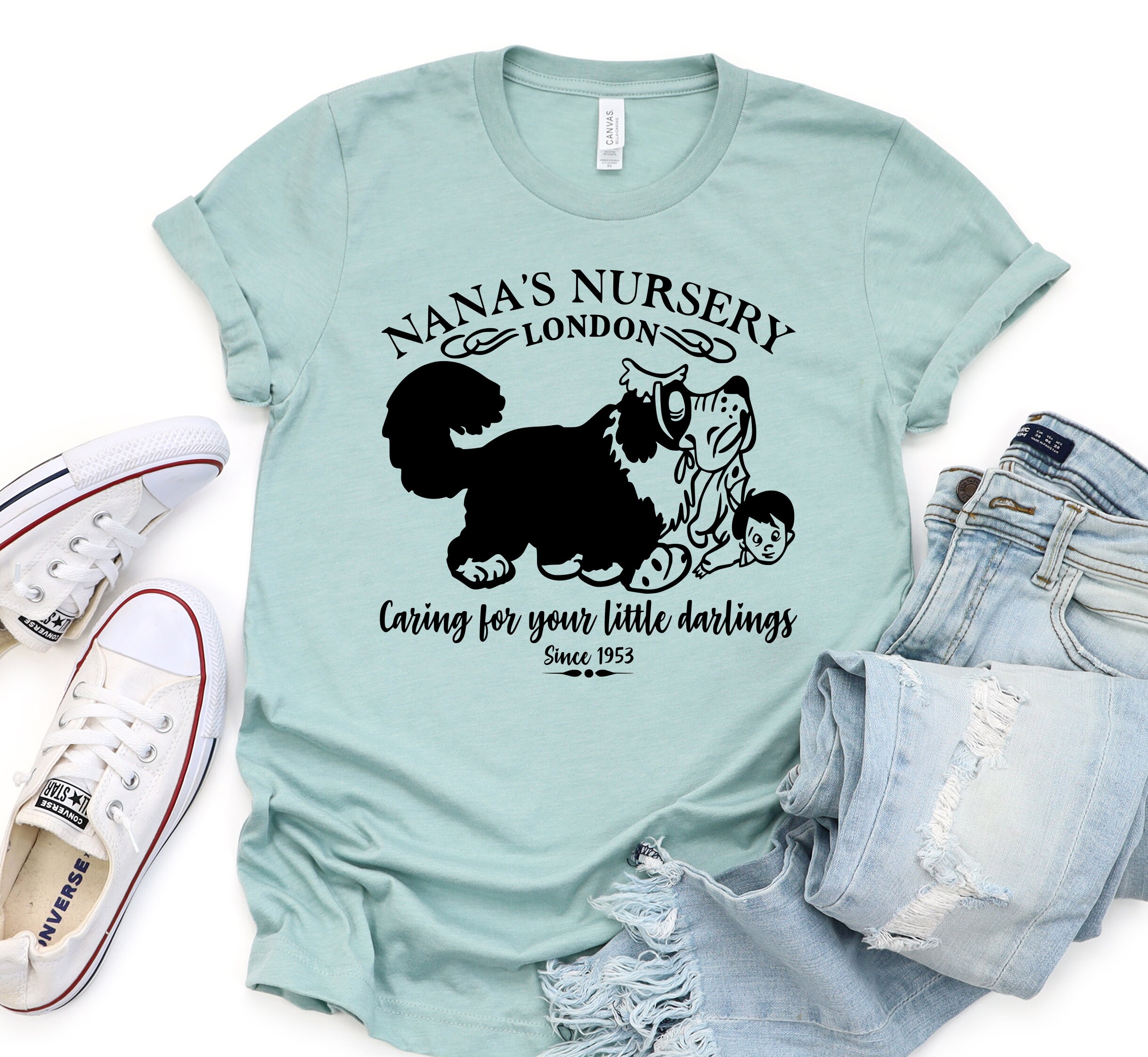 Nana's Nursery Shirt| Peter Pan Shirt| Disney Shirts| Disney Fami…