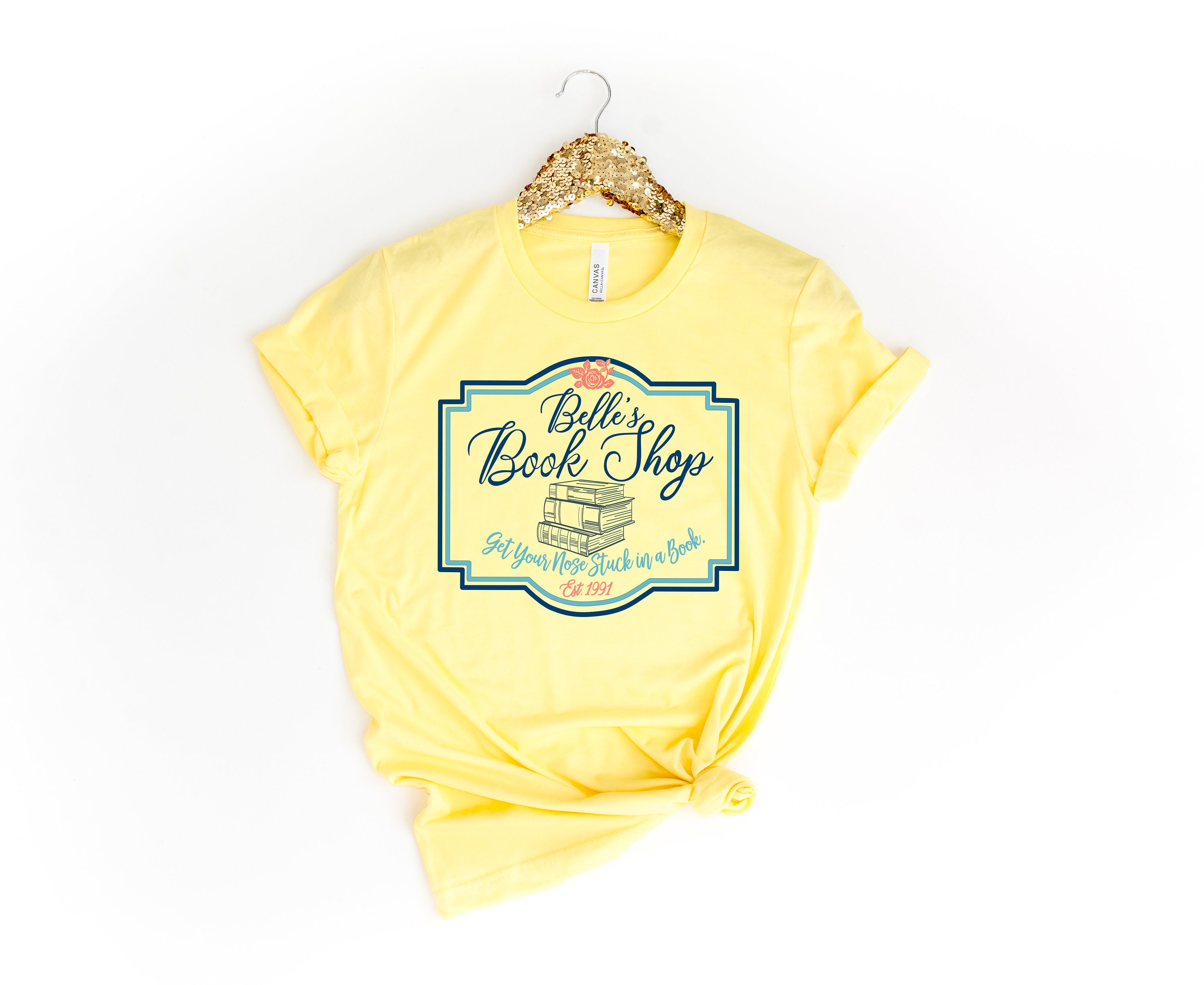 Belle's Book Shop Shirt| Disney Shirts| Disney shirts for women| …