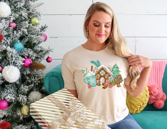 Gingerbread house shirt Clearance