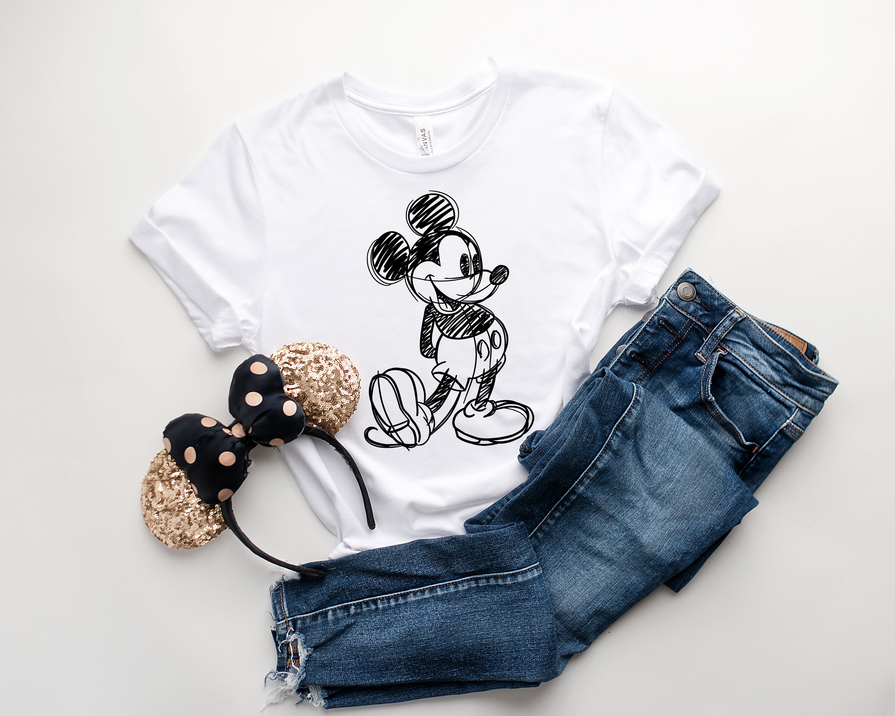 Vintage Mickey Mouse Shirt| Disney Shirts|  Disney Shirts for Women| …