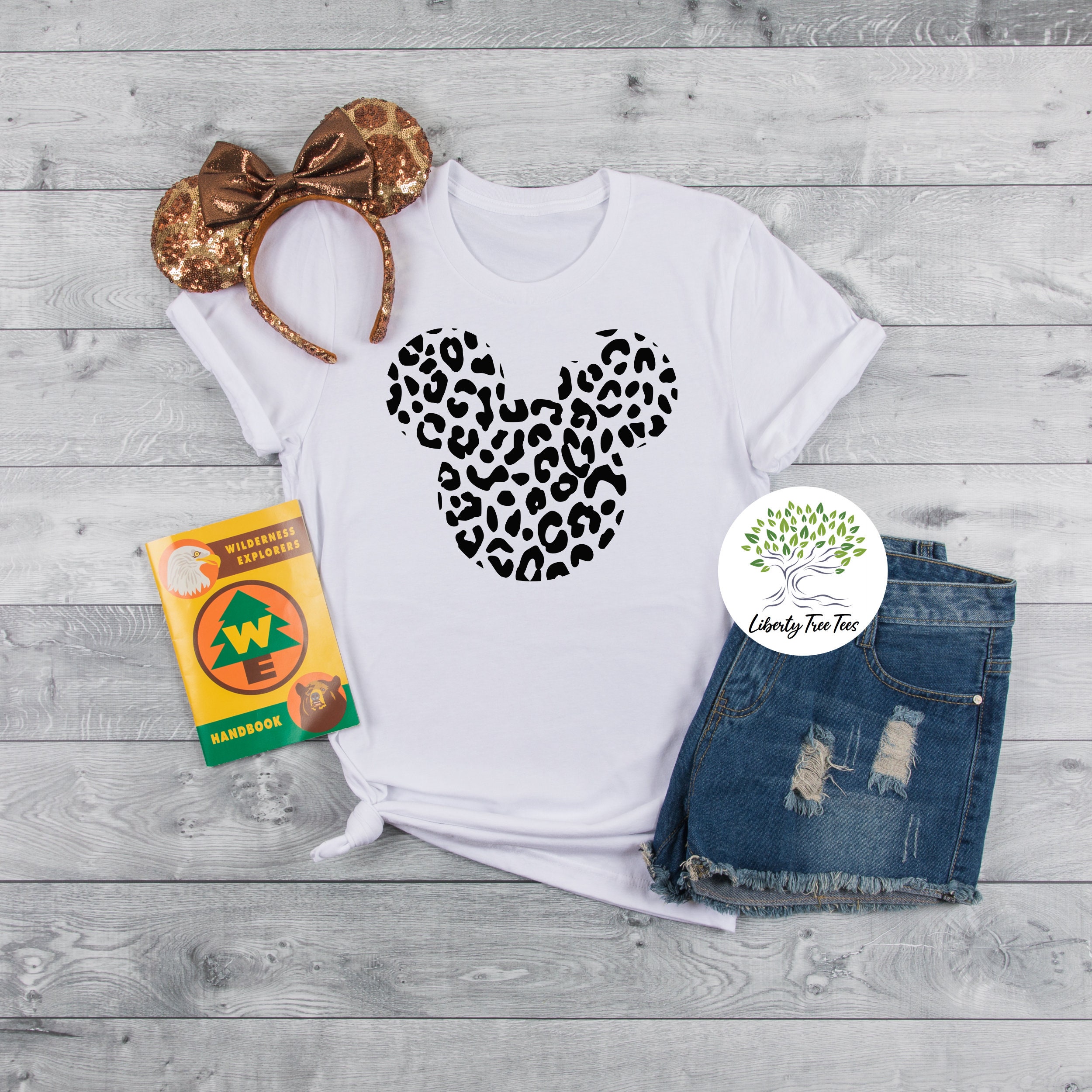 Disney Leopard Mickey Mouse Shirt Disney Shirts for Etsy