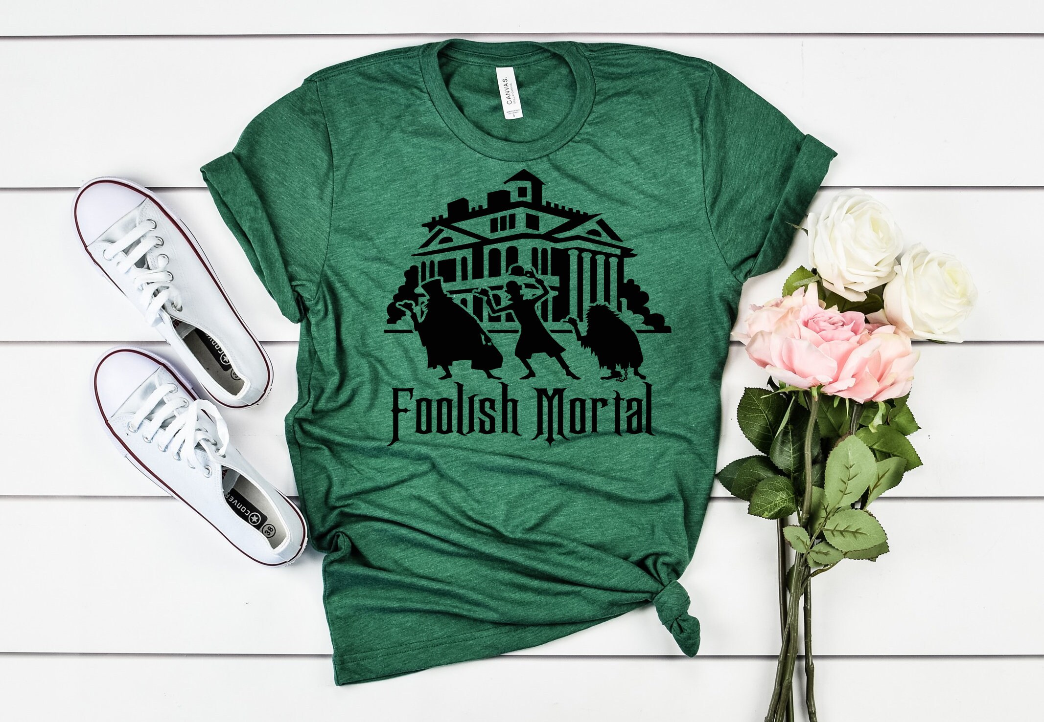 Foolish Mortal Shirt| The Haunted Mansion Shirt |  Haunted Mansion Te…