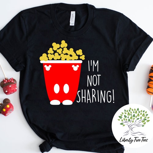 I'm Not Sharing Popcorn Shirt| Disney Shirts| Disney shirts for women| Disney Snack Shirt| Disney Parks Shirt
