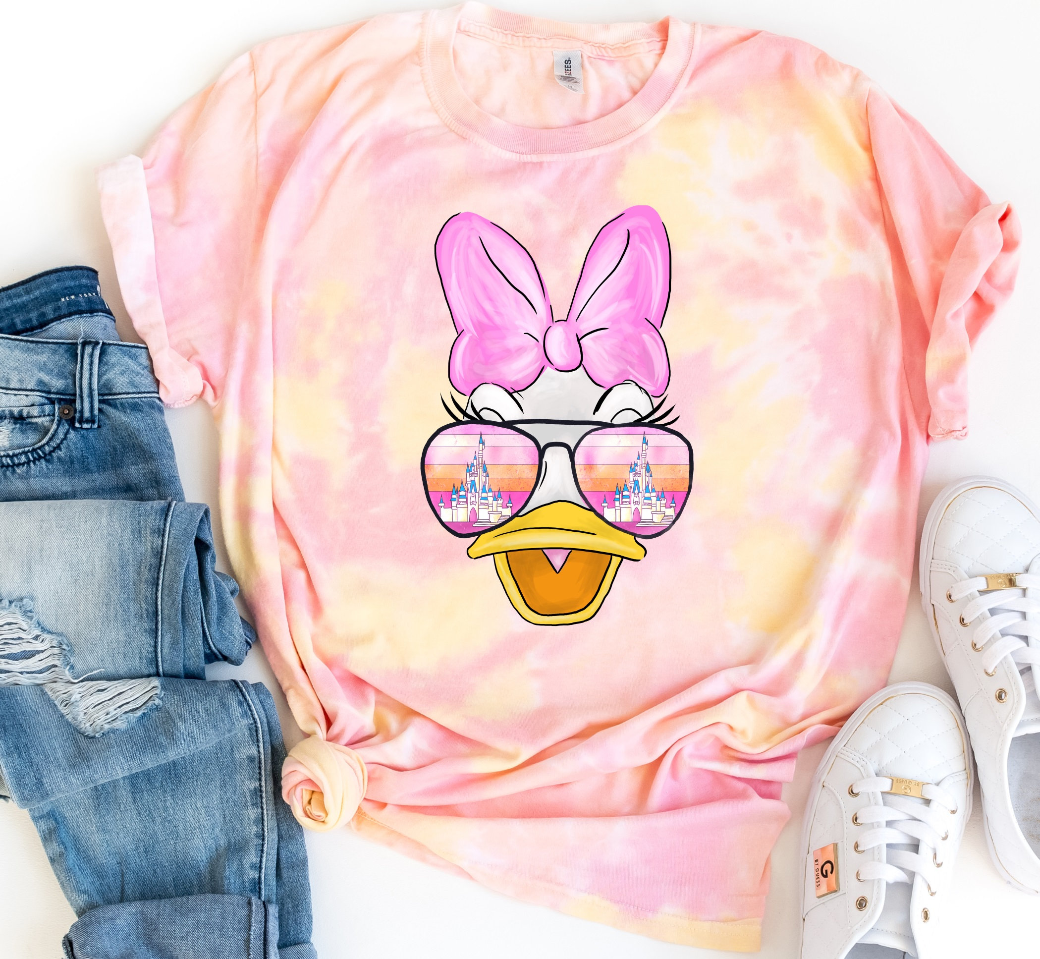 Discover Daisy Duck Castle 3D T-Shirt