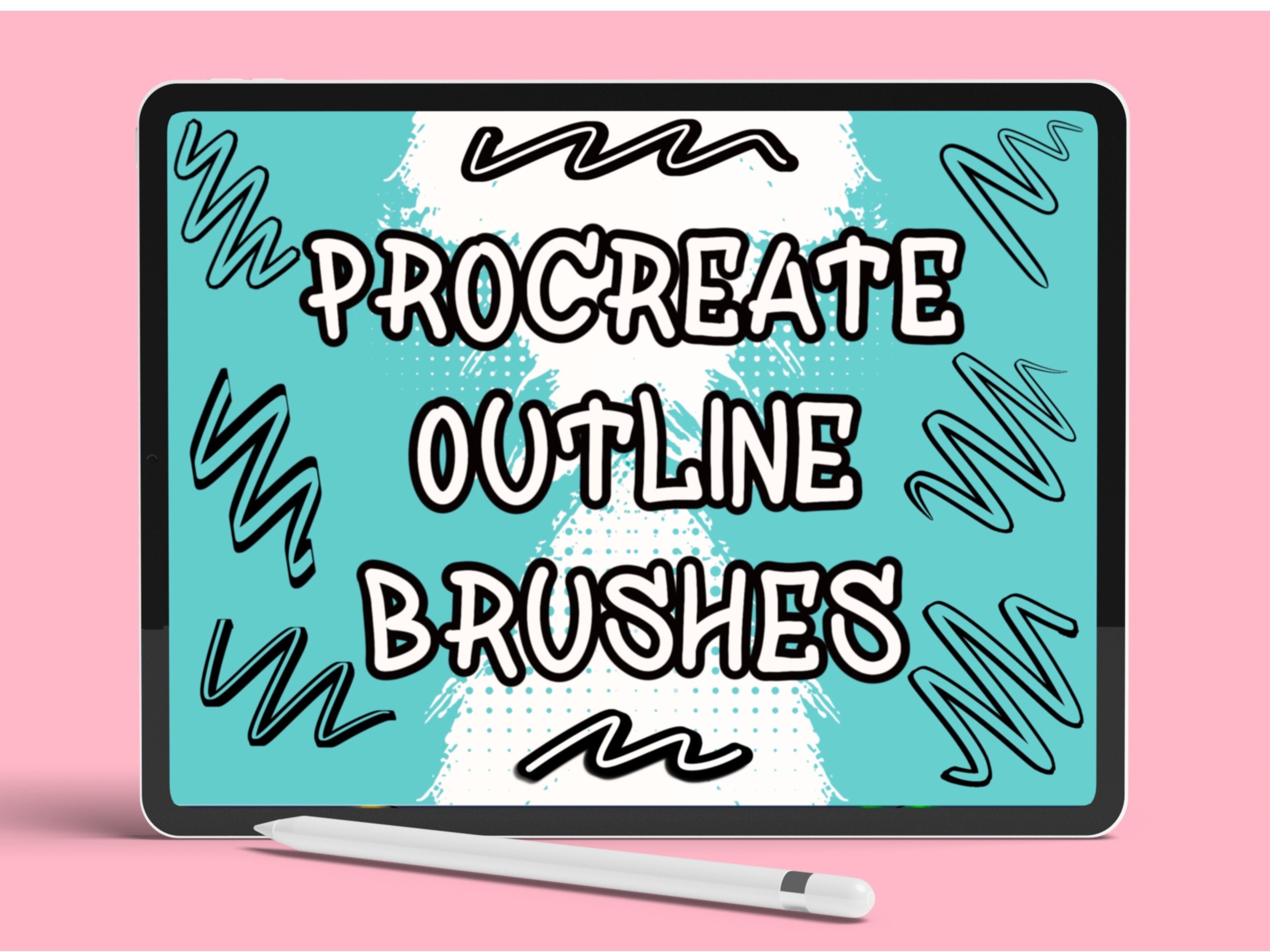 Free outline brush set! - Free Brushes for Procreate