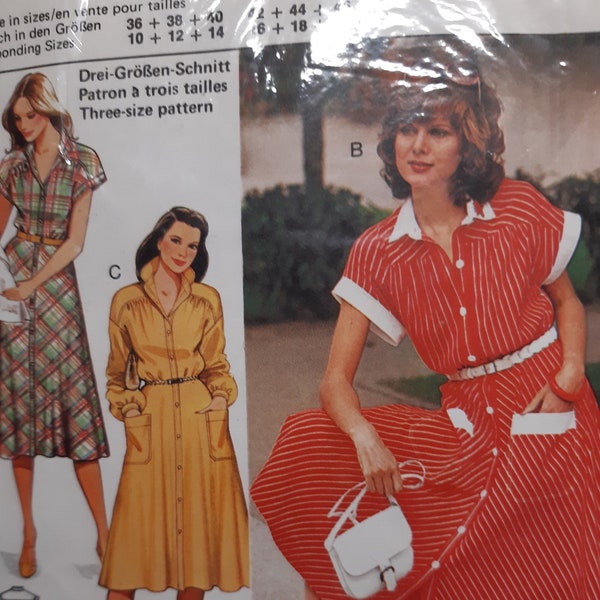 Burda sewing Pattern Women 9455 Vintage 70er