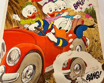 DONALD DUCK ★ ヴィンテージ　パズル　ウォルトディズニー Vintage Walt Disney Donald Duck 100 piece Puzzle by Whitman