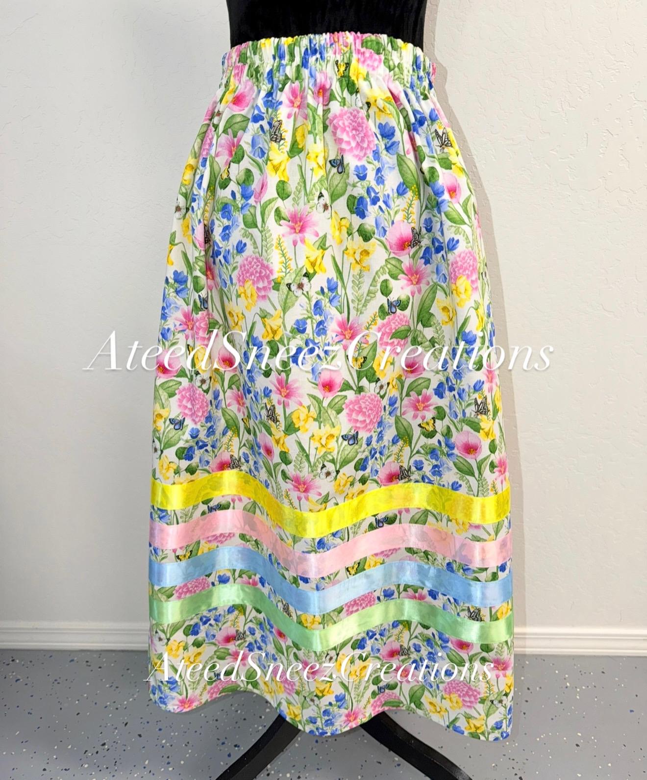 Cotton Ribbon Skirts | Women's Ribbon Skirts | Horse Ribbon Skirts