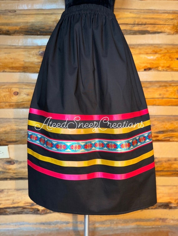 Black Cotton Ribbon Skirts | Women's Ribbon Skirts Ribbon Black Cotton Ribbon Skirts | Women's Ribbon Skirts Ribbon