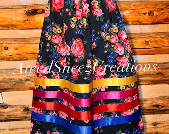 【NONCODE】Devin Tiered Ribbon Skirt Tiered Ribbon Skirt - Etsy