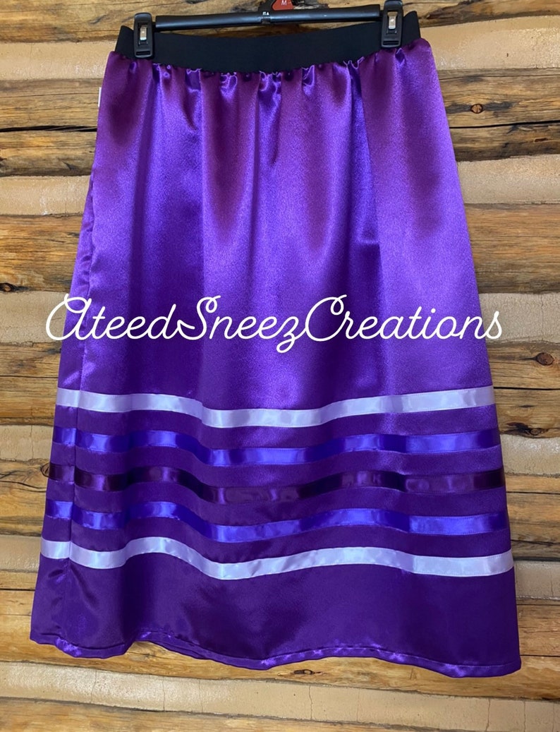 Satin Ribbon Skirt Native American Ribbon Skirt Satin Etsy