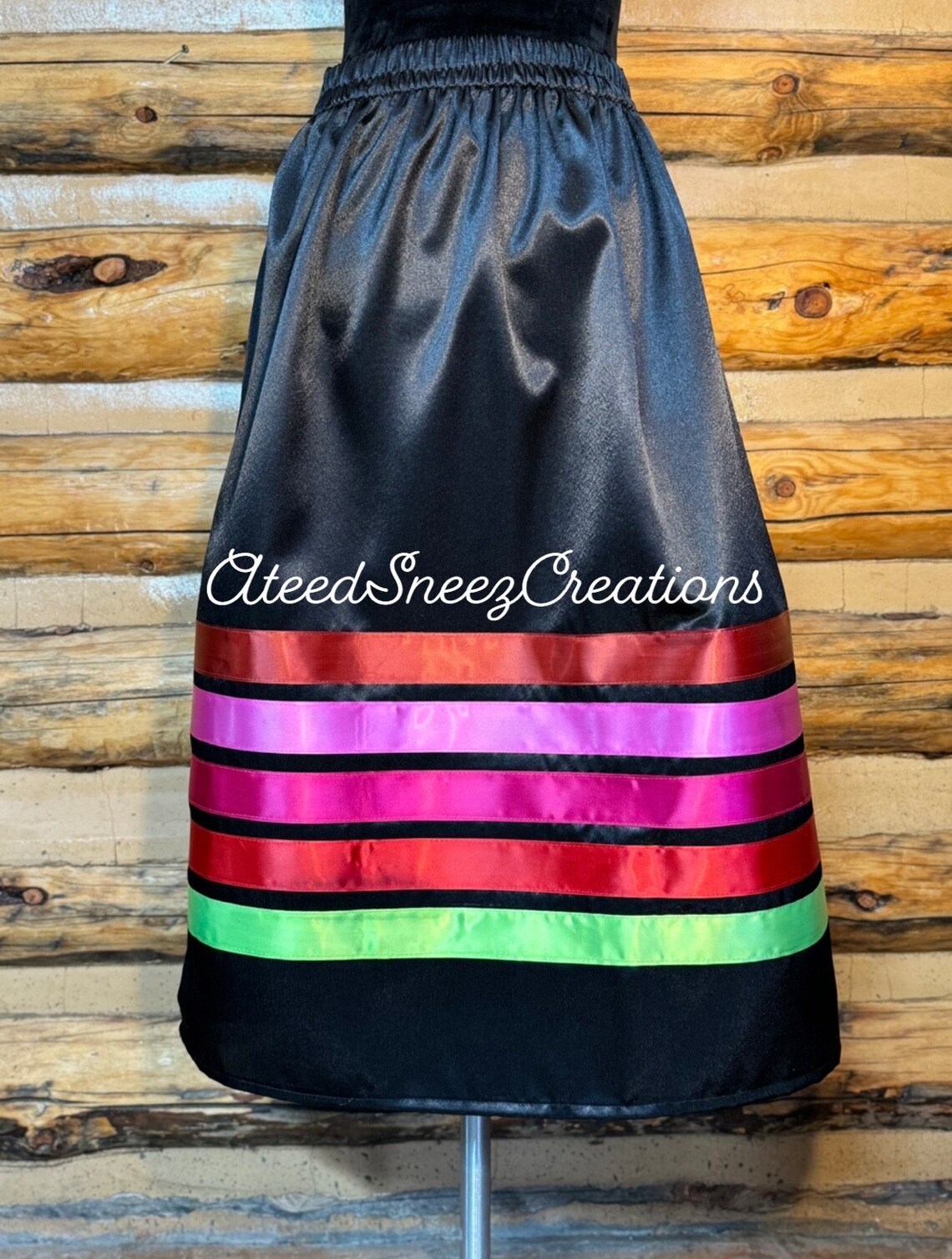 Salabye Ribbon Skirt (BLACK) main image 1