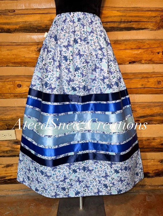 Butterfly Cotton Ribbon Skirts | Women's Ribbon Skirts | Ribbon