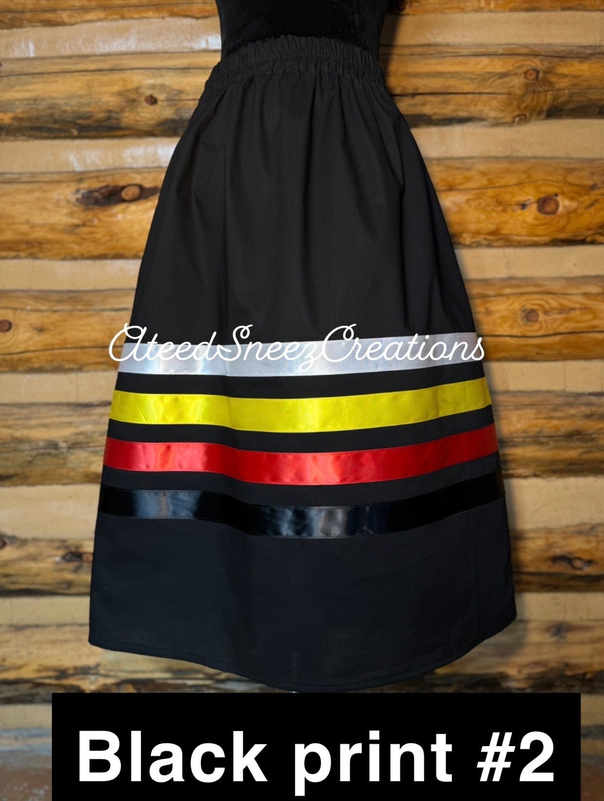 Medicine Wheel Colors Ribbon Skirt | Cotton Ribbon Skirts