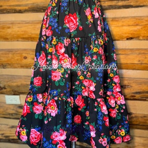 Floral Cotton Ribbon Skirts | Women's Ribbon Skirts | Floral