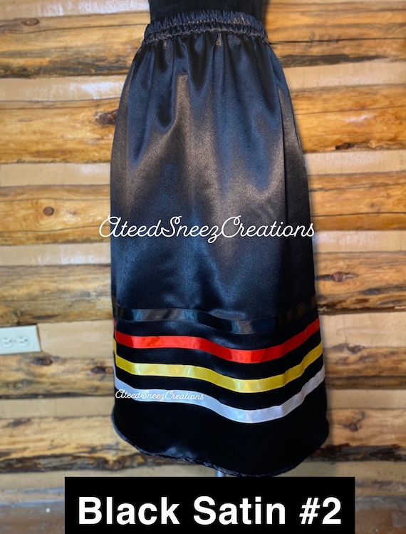 Satin Ribbon Skirt | Native American Ribbon Skirt | Satin Ribbon