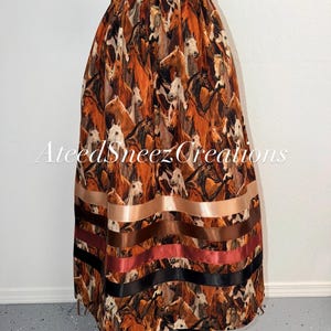Cotton Ribbon Skirts | Women’s Ribbon Skirts | Horse Ribbon Skirts | Sunflower ribbon skirts | floral Skirts  | Butterfly Ribbon Skirt