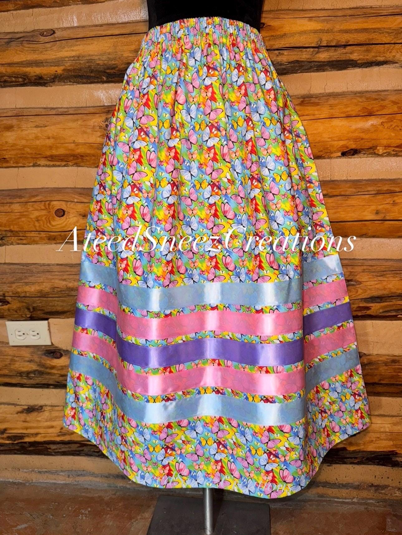 【NONCODE】Devin Tiered Ribbon Skirt AteedSneezCreations - Etsy