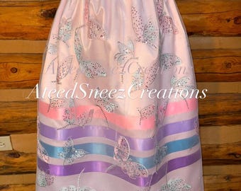 Lace Overlay Ribbon Skirt | Floral Lace Ribbon Skirt | Ribbon