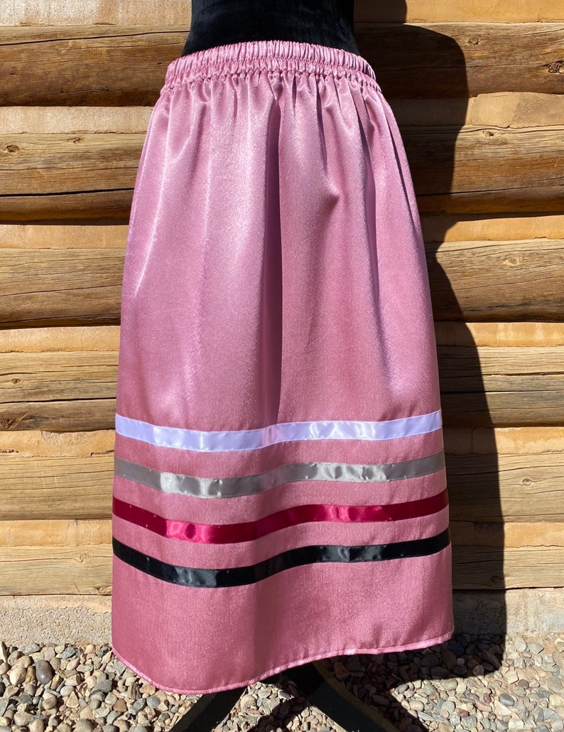 Satin Ribbon Skirt Native American Ribbon Skirt Satin Etsy