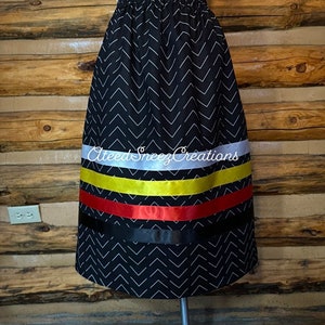 Medicine Wheel Colors Ribbon Skirt | Cotton Ribbon skirts | ribbon skirts