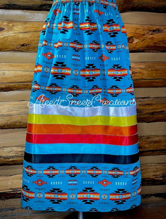 Cotton Ribbon Skirts | Women’s Ribbon Skirts | stacked Ribbon Skirts | ribbon skirts | floral Skirts
