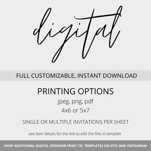 Bachelor Printable Invitation, Bachelor Party, Digital Invitation - Etsy