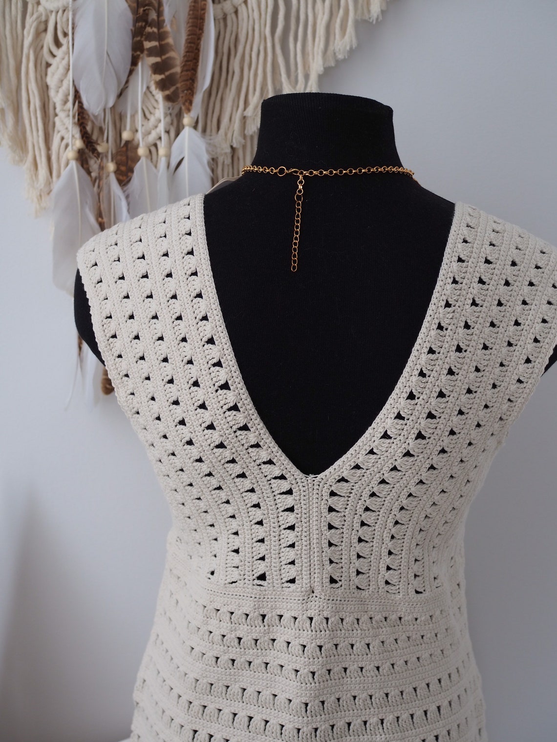 Crochet dress Jennifer Aniston Dress from the movie Just Etsy