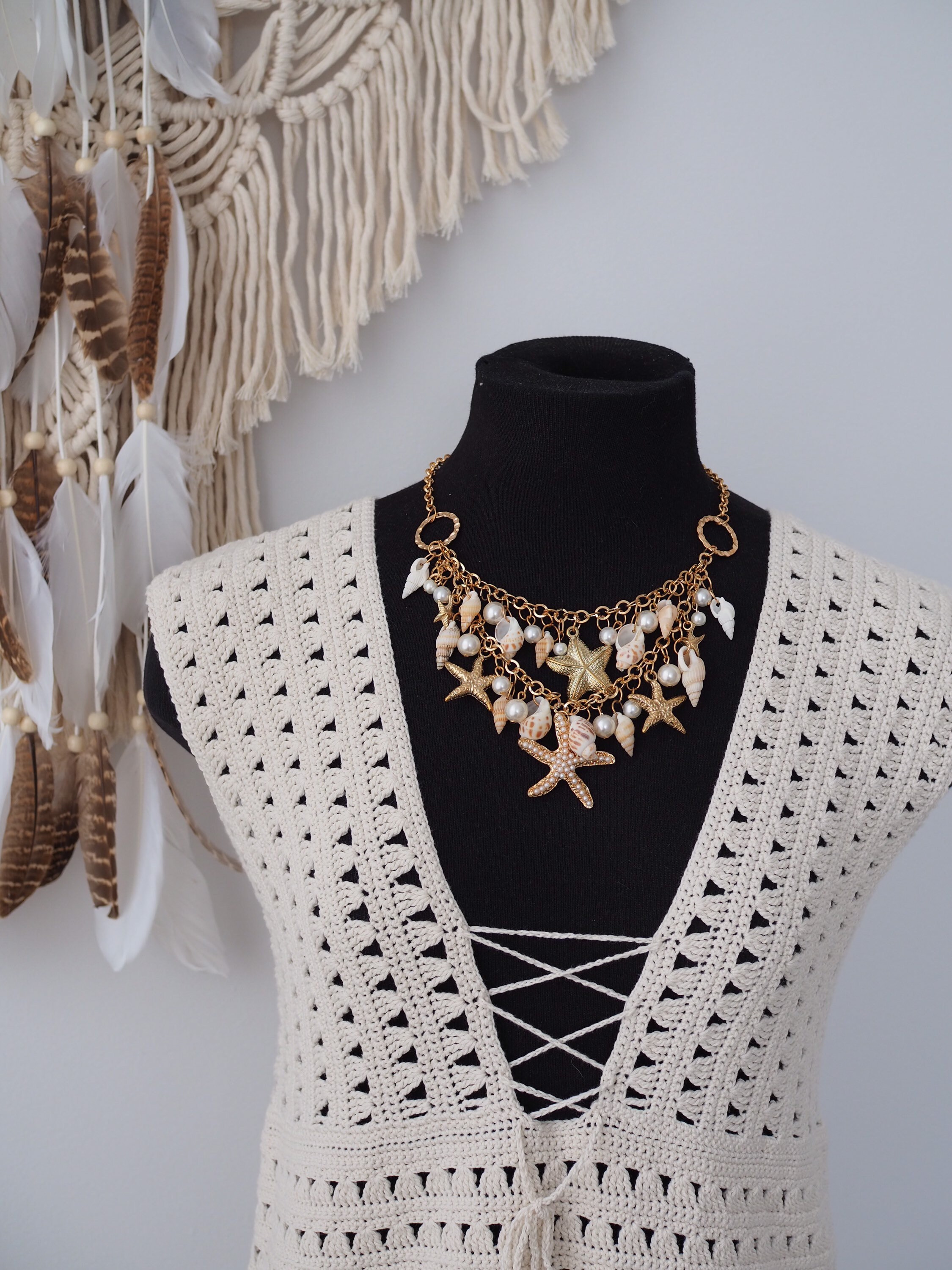 Crochet dress Jennifer Aniston Dress from the movie Just Etsy