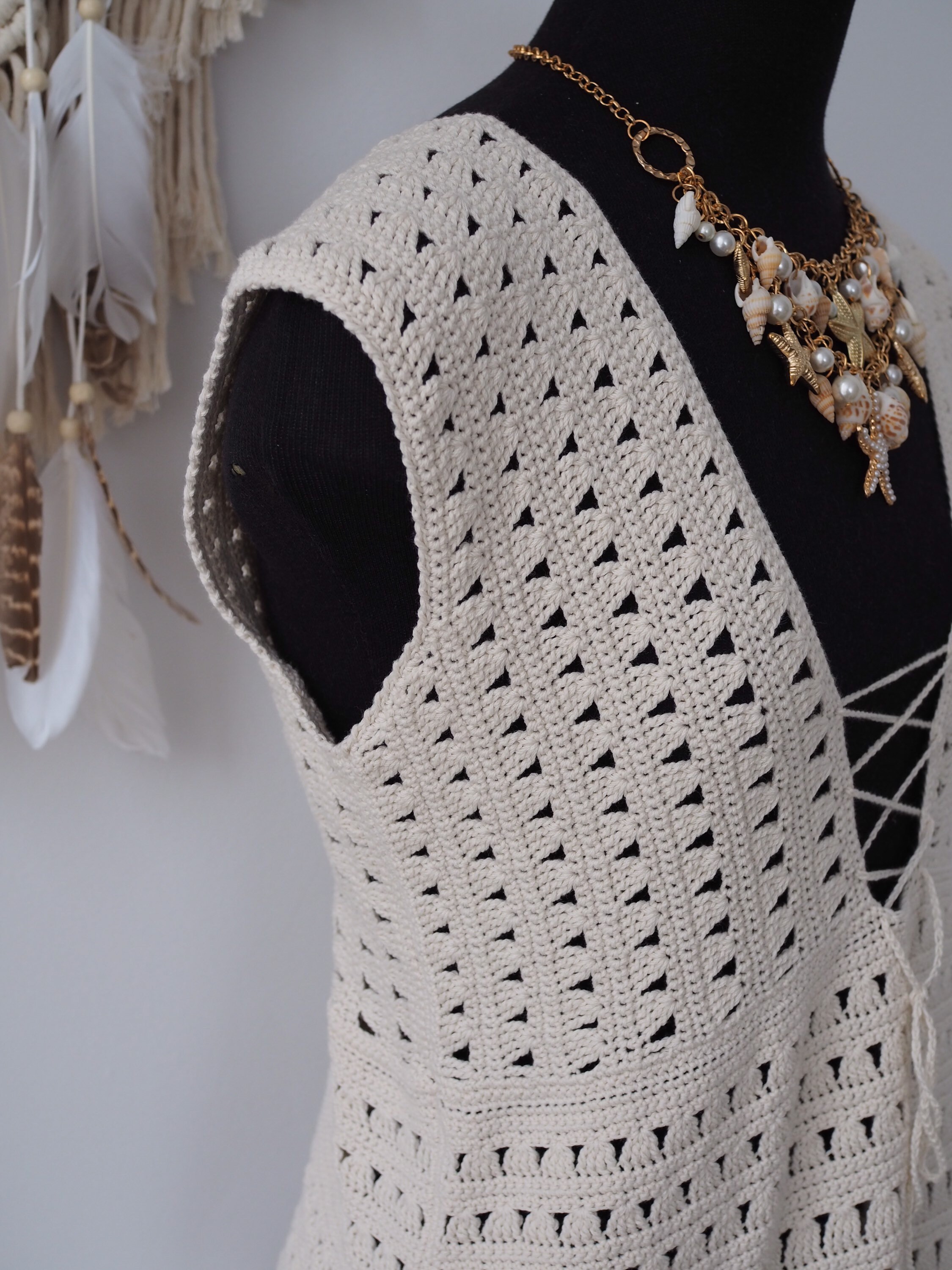 Crochet dress Jennifer Aniston Dress from the movie Just Etsy