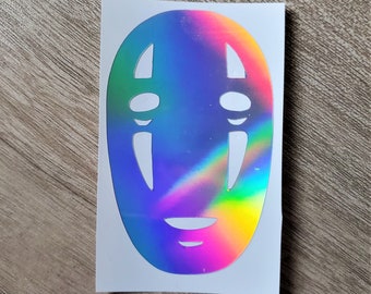 Holographic Anime Vinyl Decal Sticker Car Window Bumper Sticker Spirited Away Studio Ghibli
