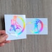 Sailor Moon holographic vinyl decal, Usagi Sticker Decal, Sailor Moon Decal Sticker for car, window, laptop, tumbler