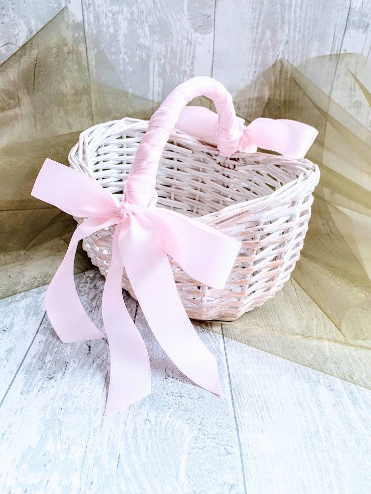 Cesto per ragazza di fiori Cesto per matrimonio di