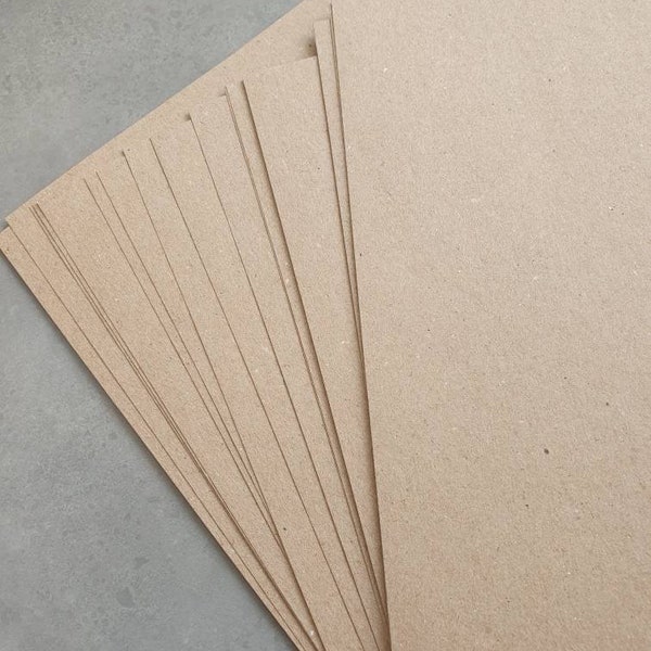 Natural Brown Kraft Paper. 280gsm. A4. Rustic Eco Paper. Craft Paper. DIY