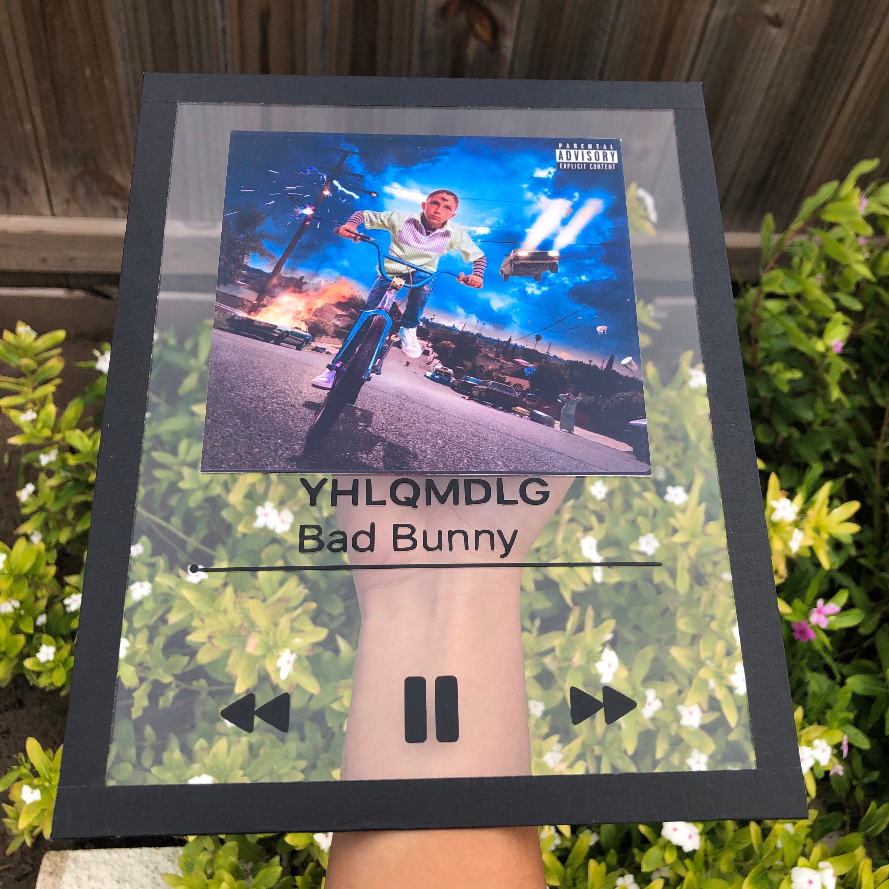 YHLQMDLG album cover glass plaque Etsy