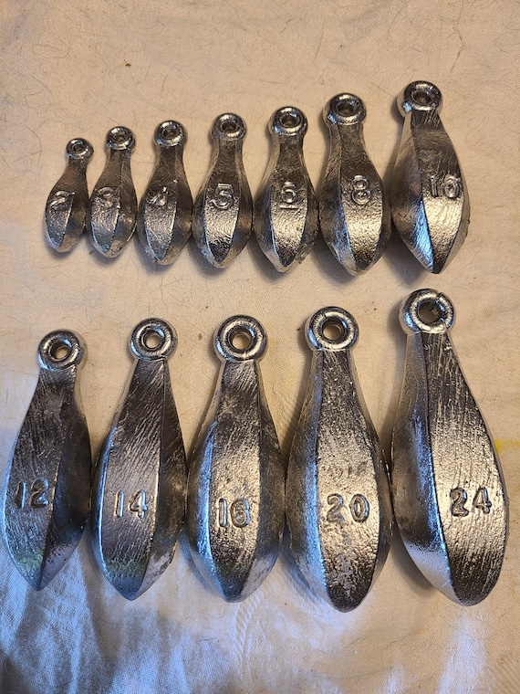 1-40oz Lead Bank Sinkers/Weights