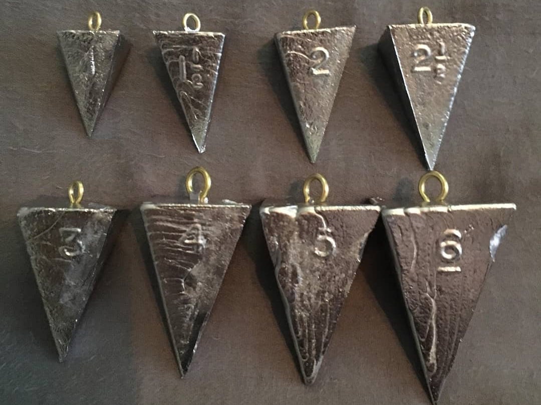 1oz-14oz Lead Pyramid Sinkers/weights -  Australia