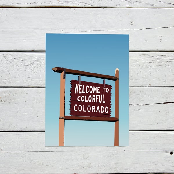 Colorado Postcards - Etsy