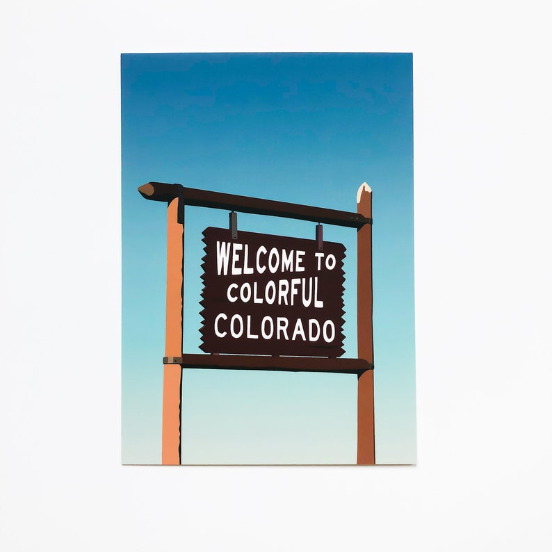 Colorado Postcard Set of 3 to Colorful Colorado Big Etsy