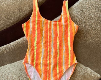 90s neon bathing suit