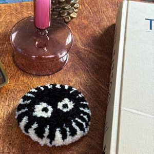 Soot Sprite Hand Punched Coaster