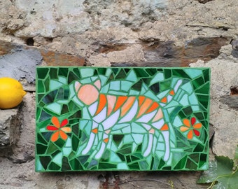Mosaique De Chat Etsy