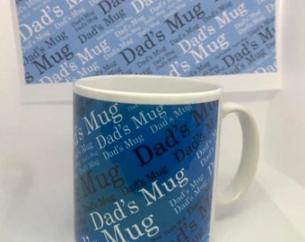 Dad’s mug 11oz sublimation printed dishwasher and microwave safe mug