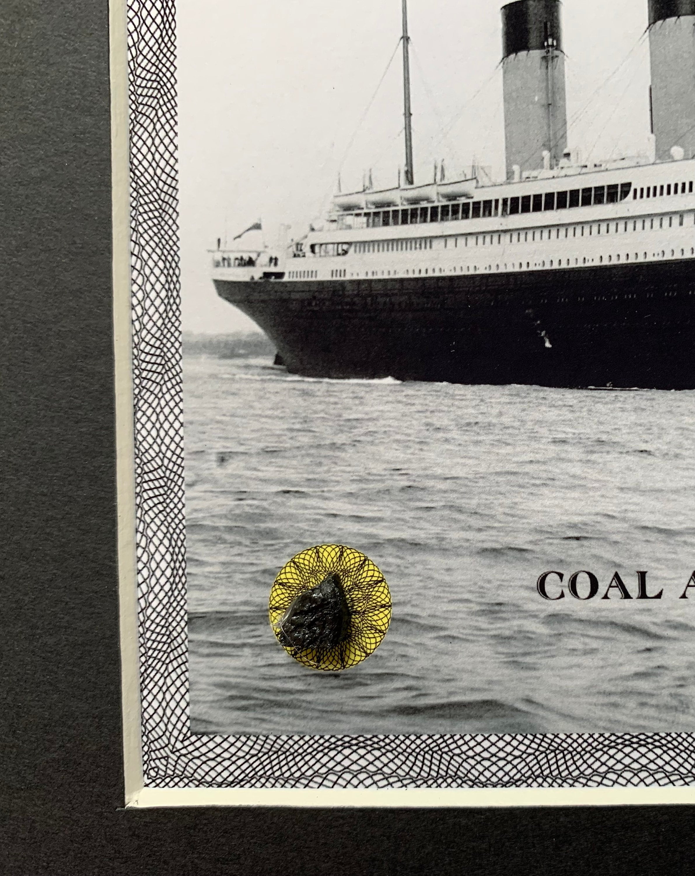 Titanic Relic Display: Recovered Coal, Wood & 1912 Penny - Etsy Canada