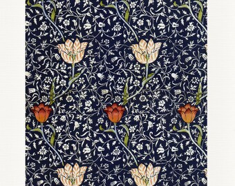 William Morris A4 Poster Print #3 en papel texturizado brillante de peso pesado