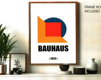 Impression poster Bauhaus Style 2 - Formats A4 et A3 disponibles