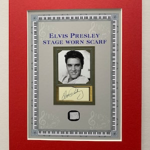 Elvis Presley The King getragen Konzertschal Stück Montage Memphis Legende USA